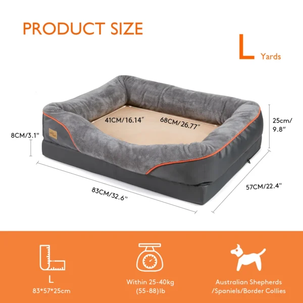 Soft Waterproof Large Dog Bed
